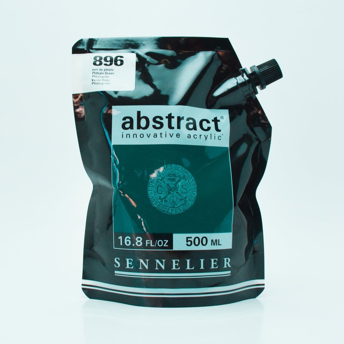 Sennelier Abstract Acrylic 500ml – Phthalo Green 896
