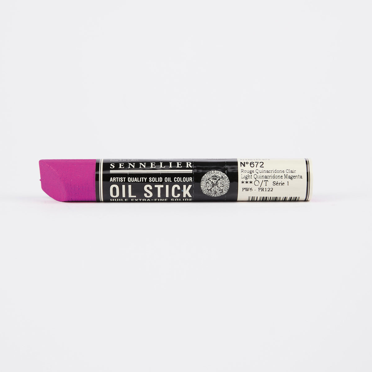 Sennelier Oil Stick 38ml – Light Quinacridone Magenta 672