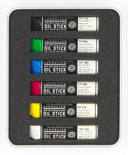 Sennelier Mini Oil Stick Test Pack – 6 Sticks