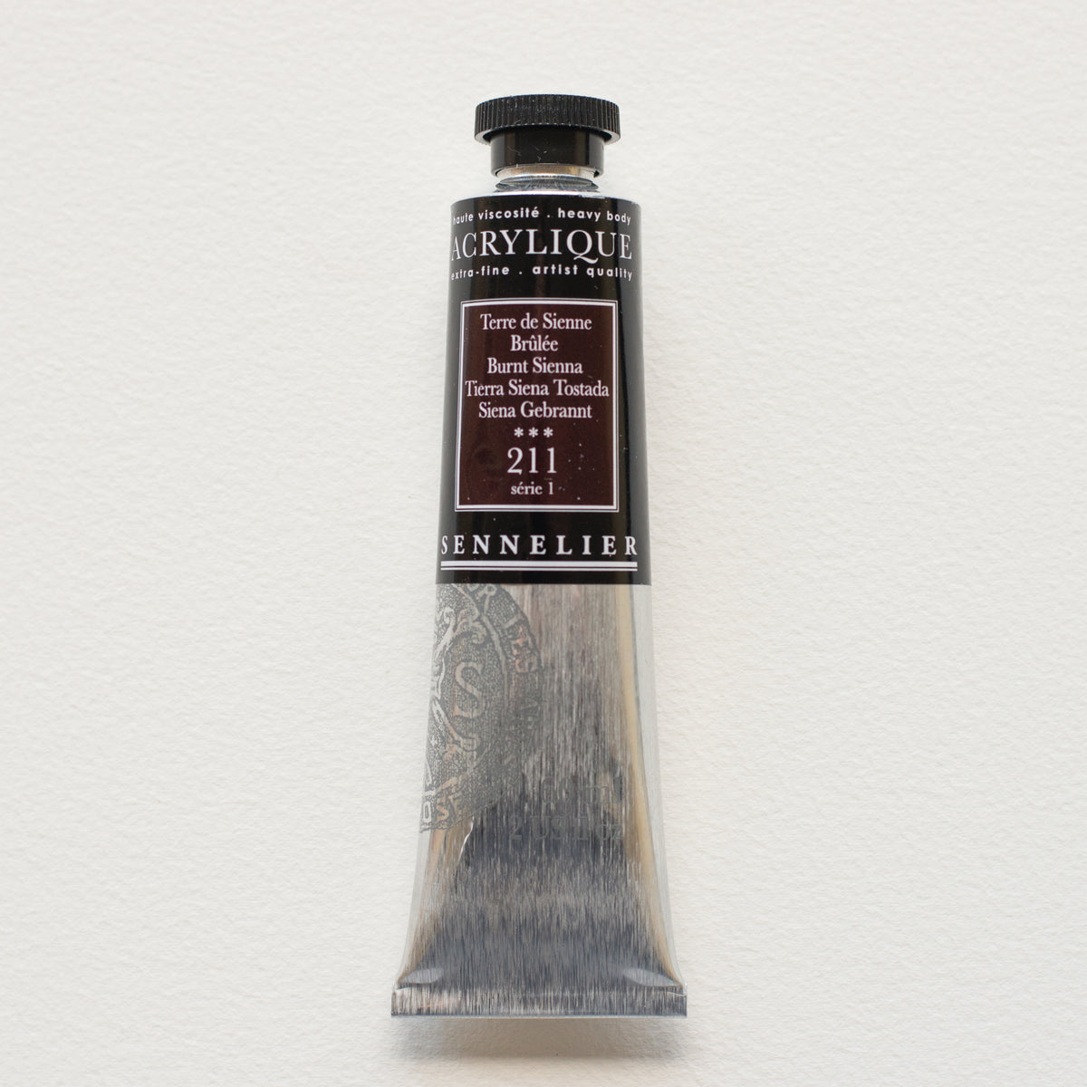 Sennelier Artist Acrylic 60ml – Burnt Sienna 211