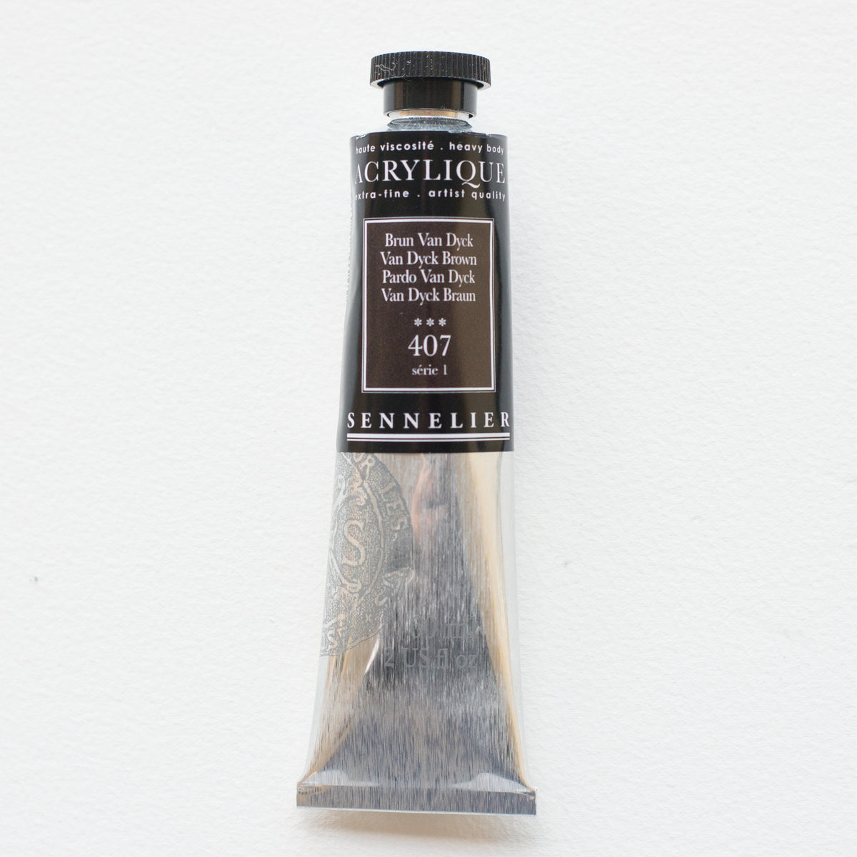 Sennelier Artist Acrylic 60ml – Van Dyck Brown 407