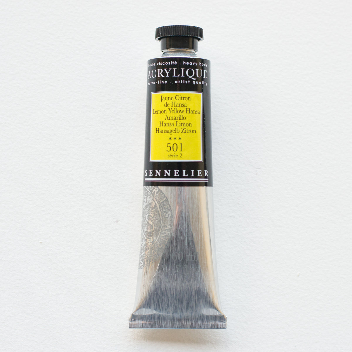 Sennelier Artist Acrylic 60ml – Lemon Yellow Hansa 501