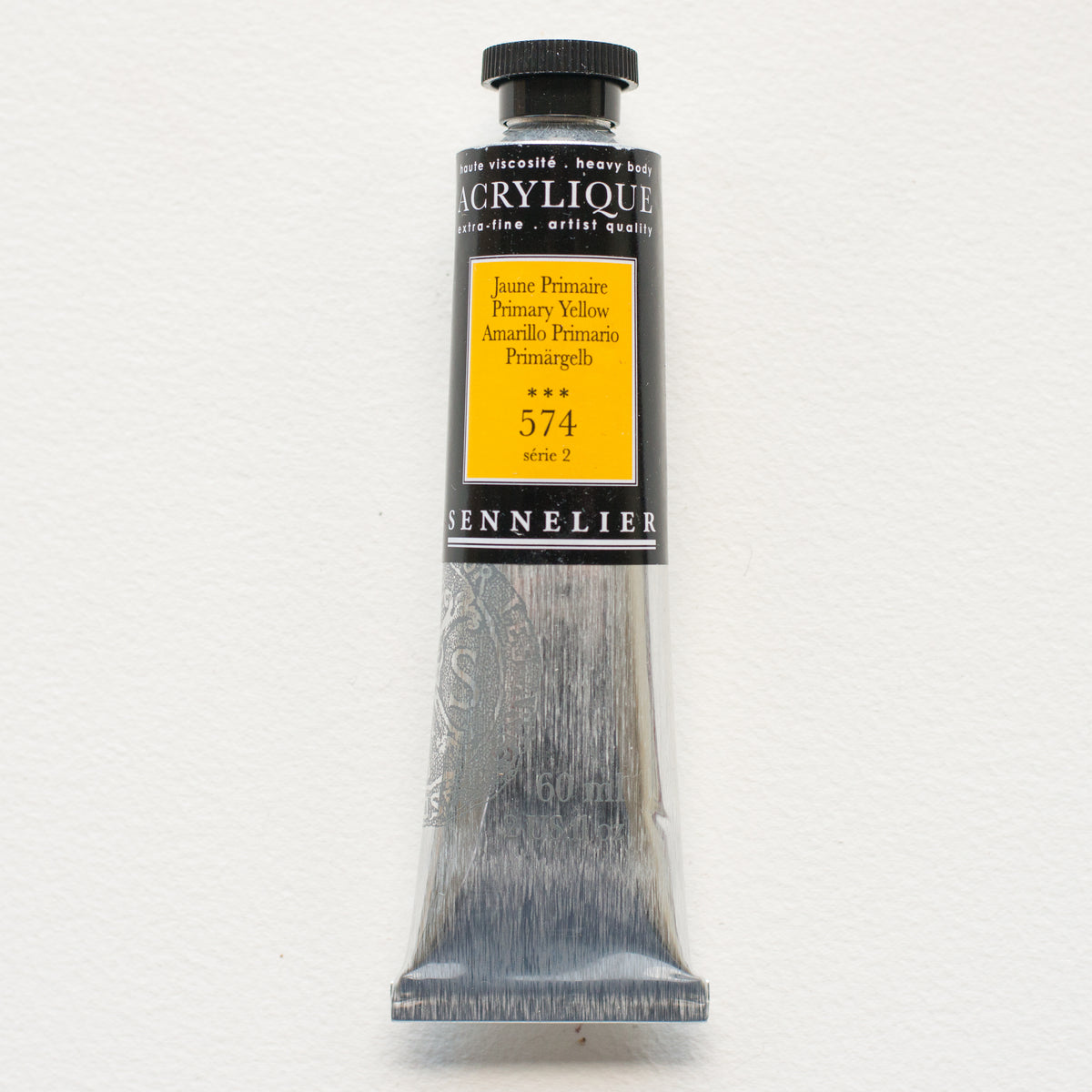 Sennelier Artist Acrylic 60ml – Primary Yellow 574