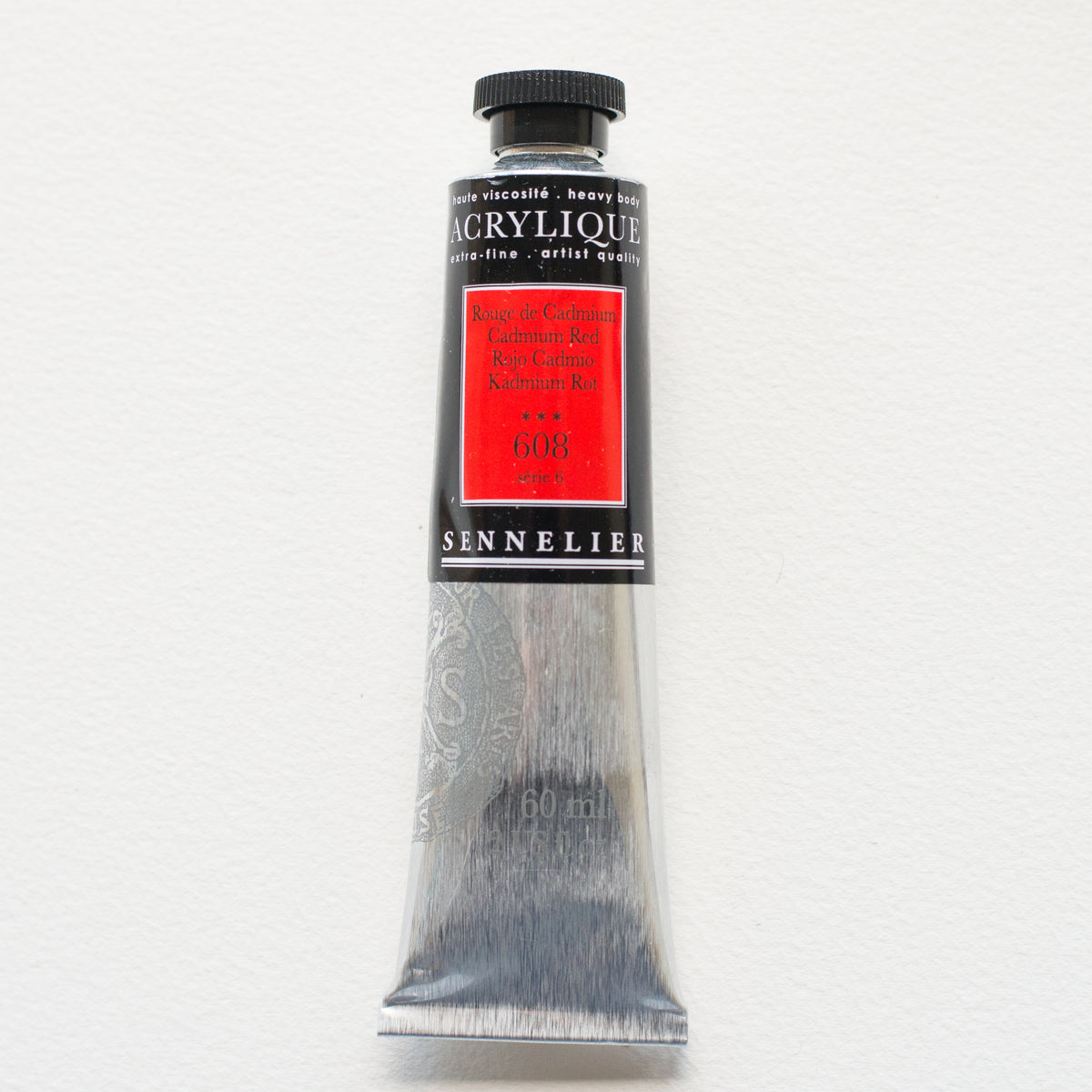 Sennelier Artist Acrylic 60ml – Cadmium Red 608