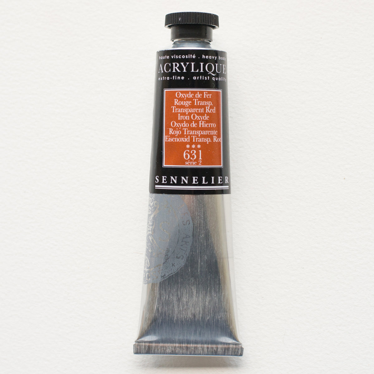 Sennelier Artist Acrylic 60ml – Transparent Red Iron Oxide 631