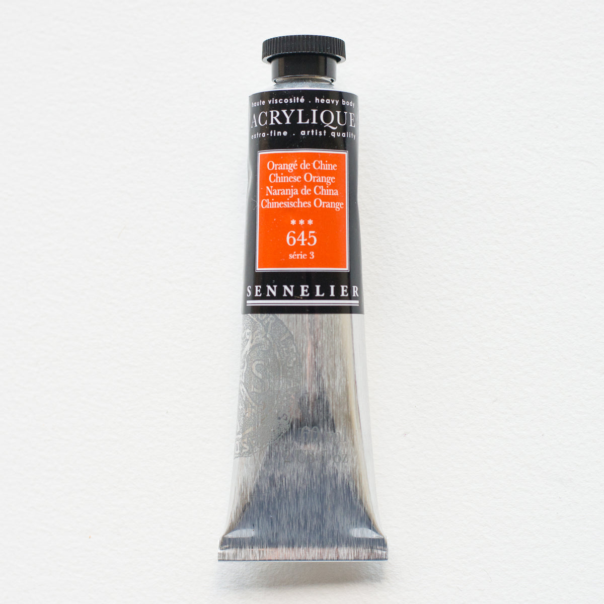Sennelier Artist Acrylic 60ml – Chinese Orange 645
