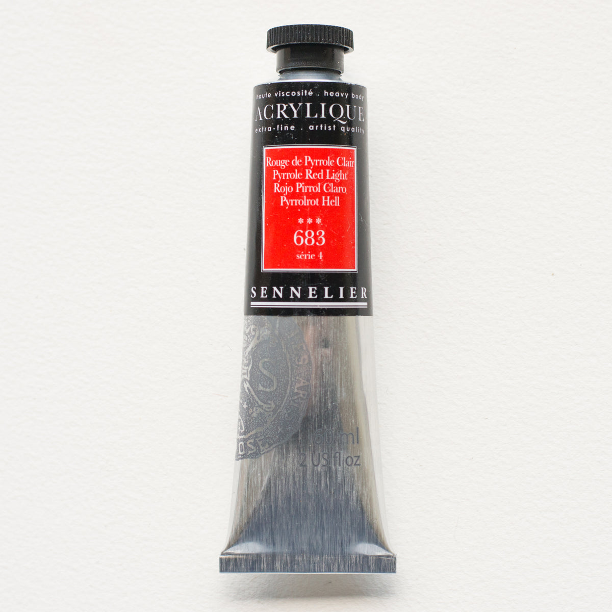 Sennelier Artist Acrylic 60ml – Pyrrole Red Light 683