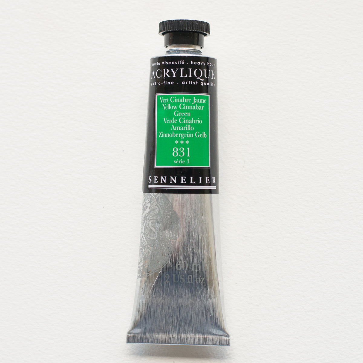 Sennelier Artist Acrylic 60ml – Yellow Cinnabar Green 831