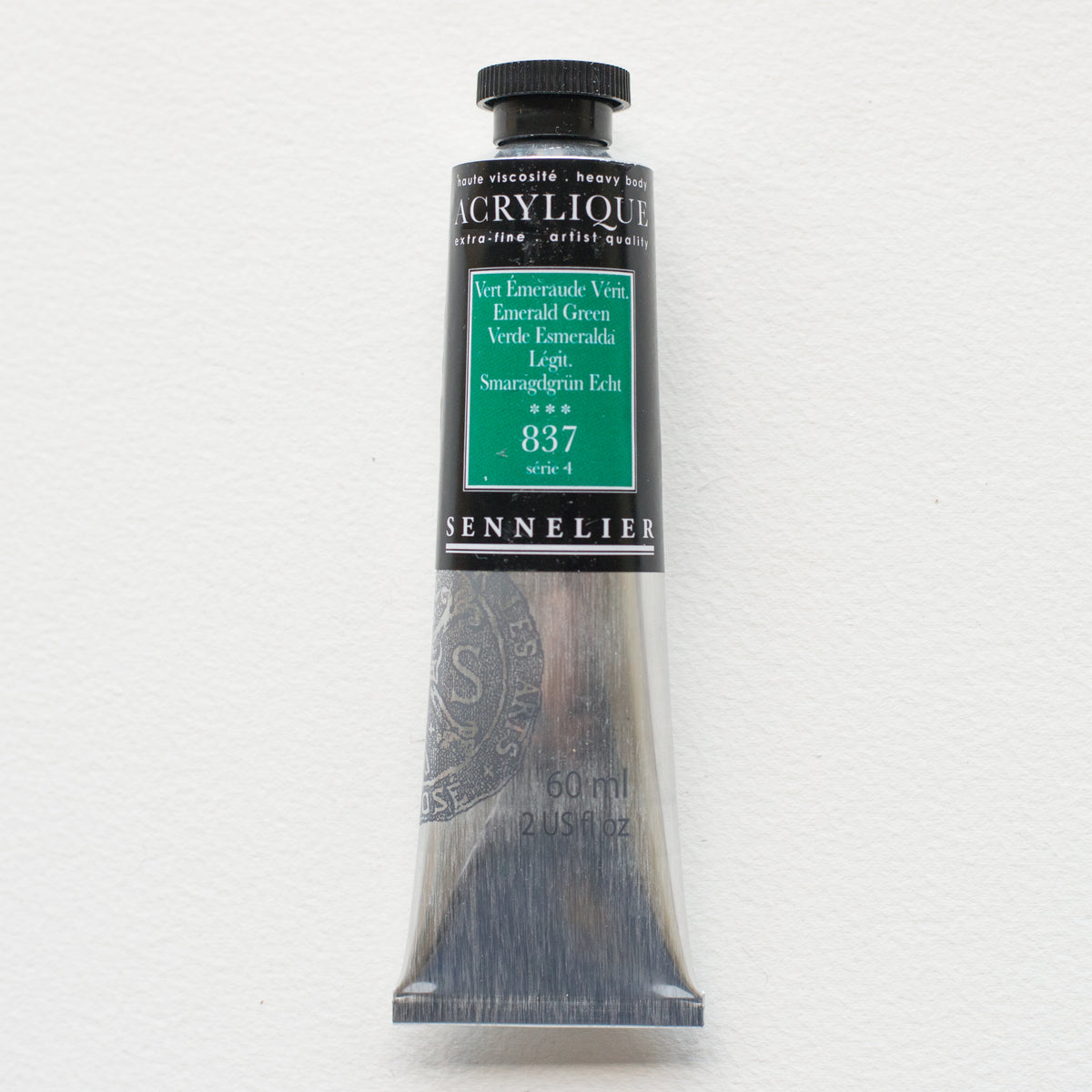 Sennelier Artist Acrylic 60ml – Emerald Green 837