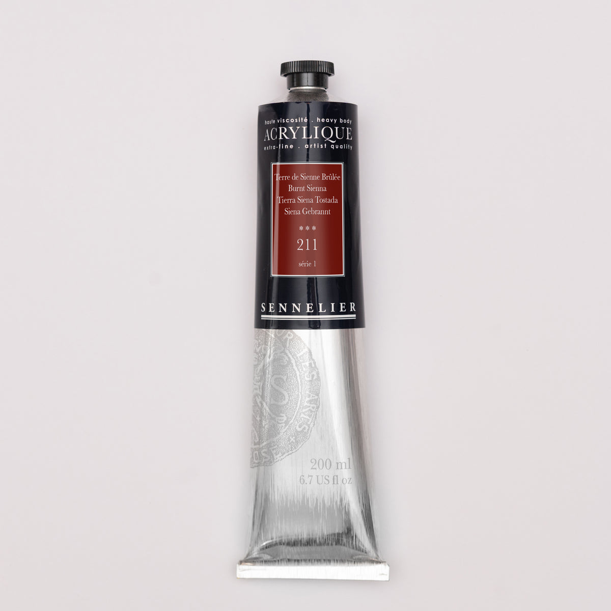 Sennelier Artist Acrylic 200ml – Burnt Sienna 211