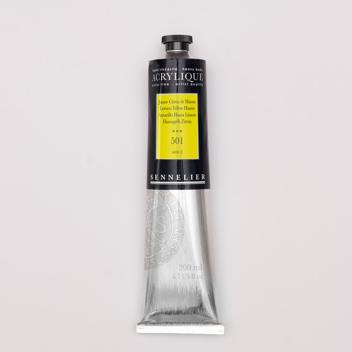 Sennelier Artist Acrylic 200ml – Lemon Yellow Hansa 501