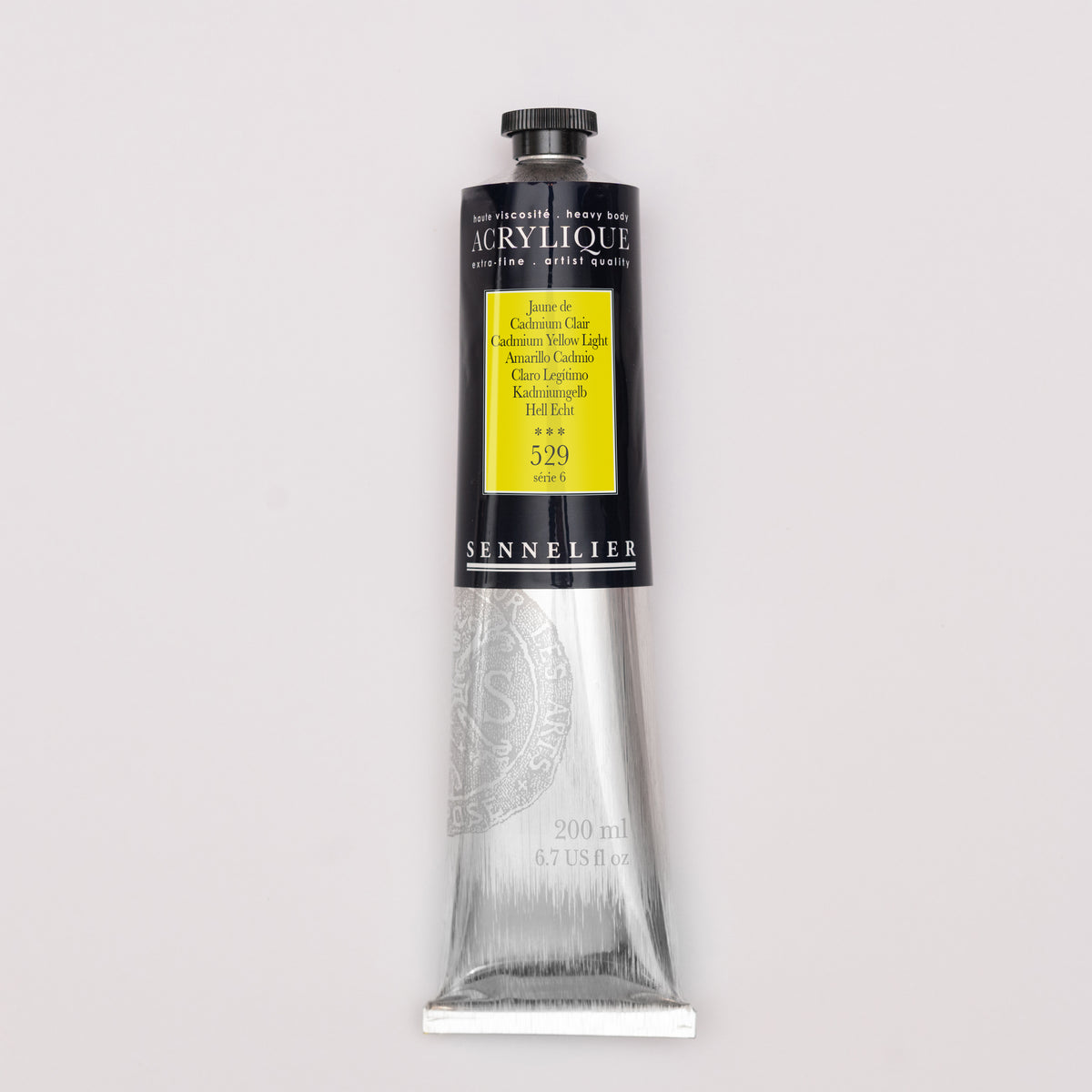 Sennelier Artist Acrylic 200ml – Cadmium Yellow Light 529