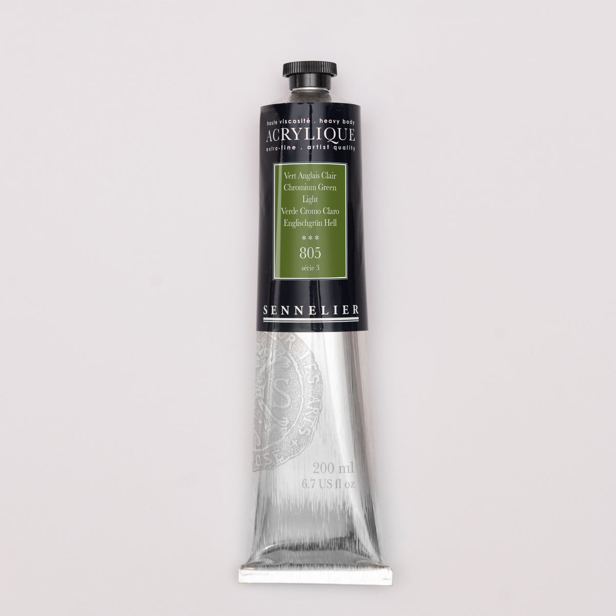 Sennelier Artist Acrylic 200ml – Chromium Green Light 805