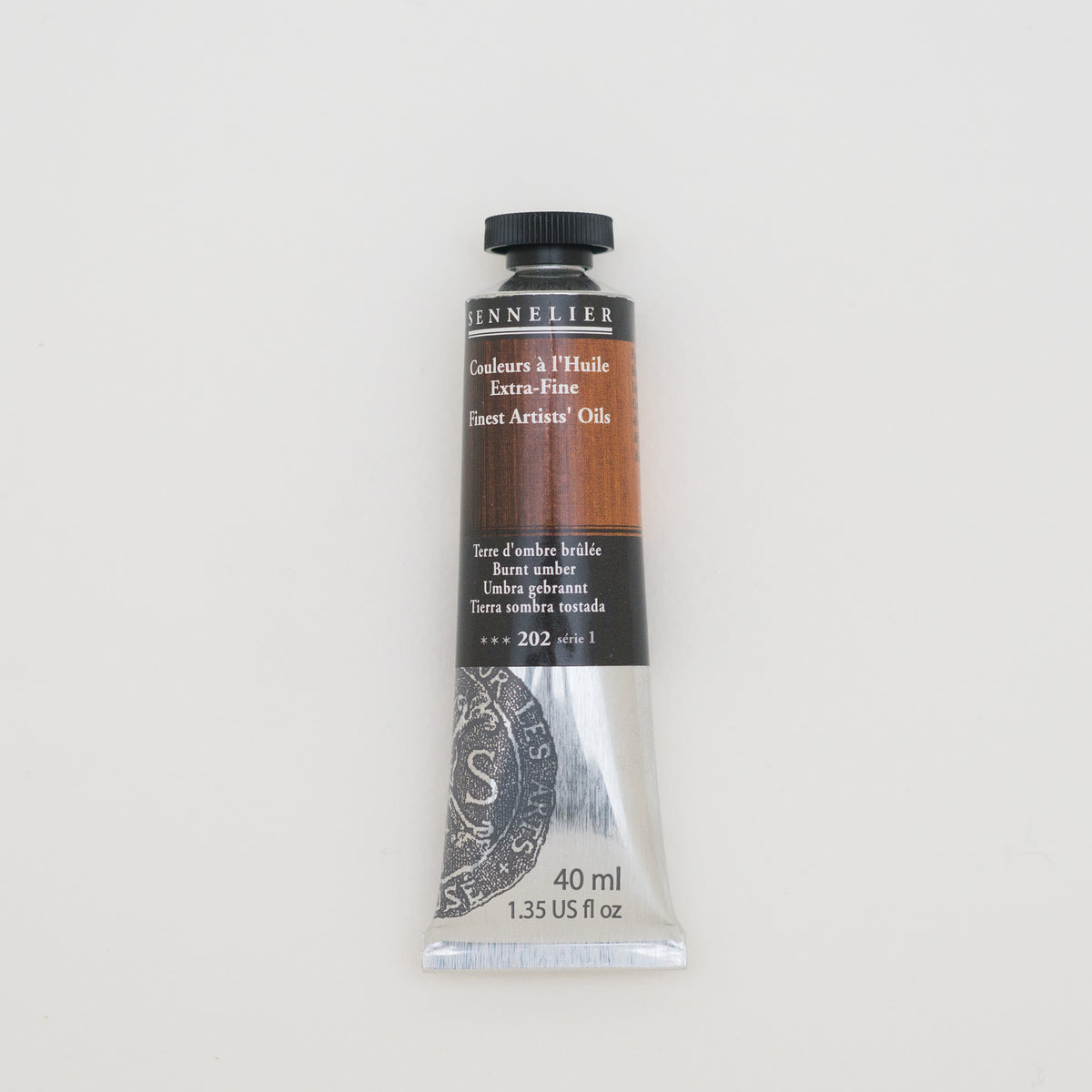 Sennelier Artist Extra-Fine Oil Colour 40ml – Burnt Umber 202