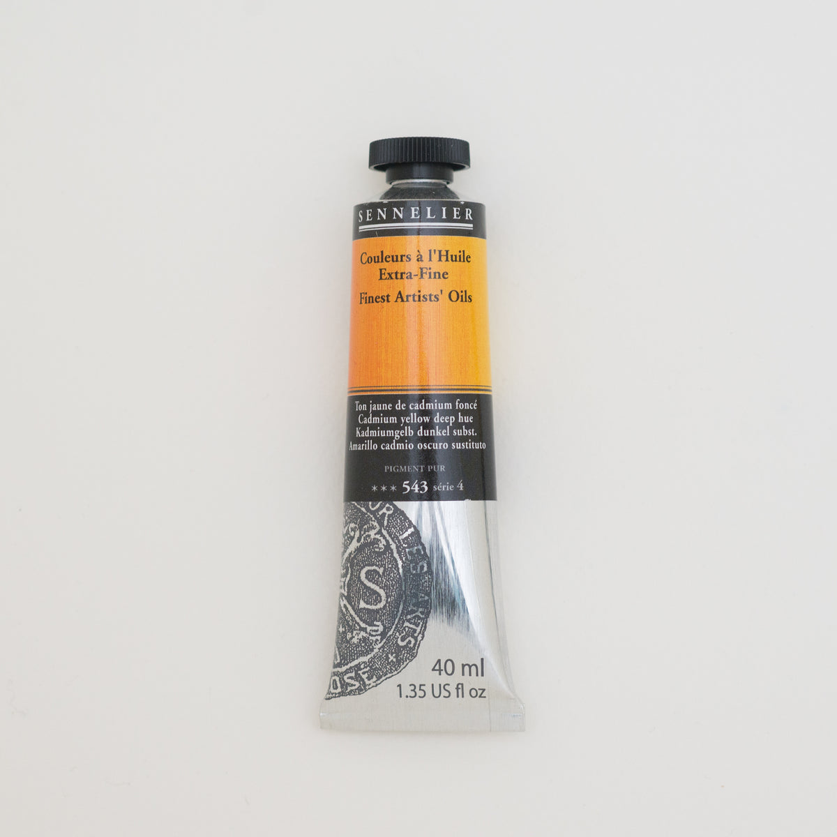 Sennelier Artist Extra-Fine Oil Colour 40ml – Cadmium Yellow Deep Hue 543