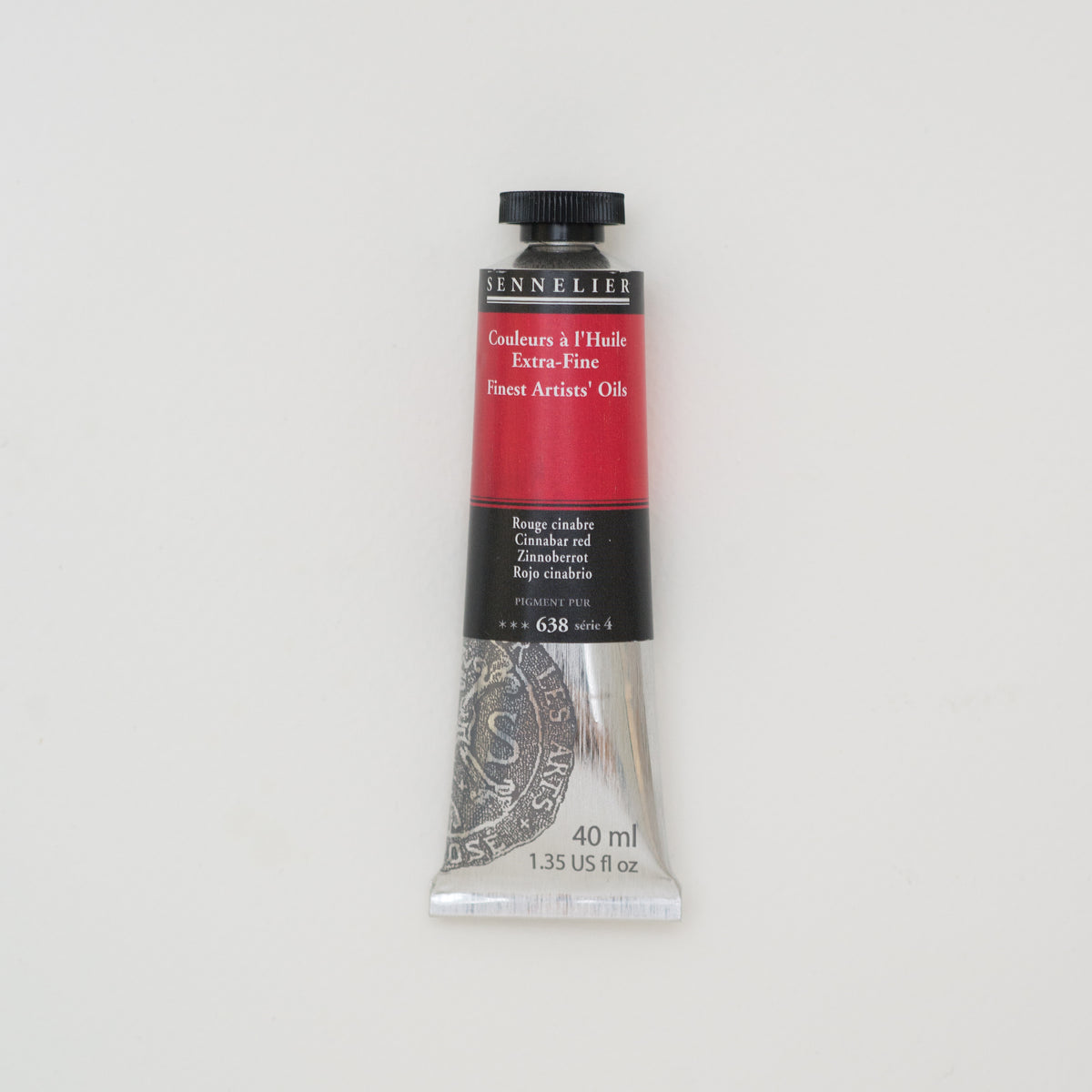 Sennelier Artist Extra-Fine Oil Colour 40ml – Cinnabar Red 638