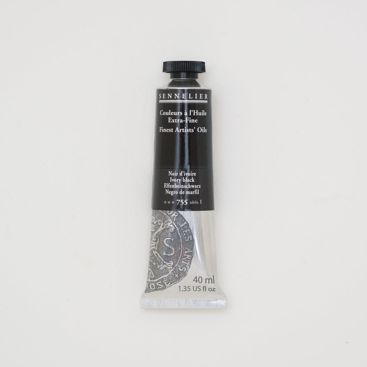 Sennelier Artist Extra-Fine Oil Colour 40ml – Ivory Black 755