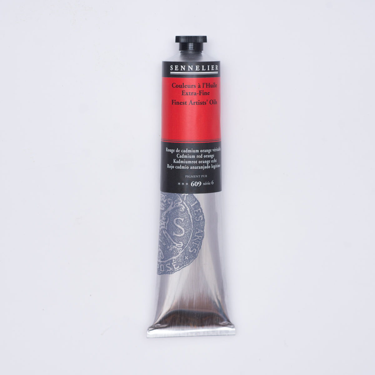 Sennelier Artist Extra-Fine Oil Colour 200ml – Cadmium Red Orange 609