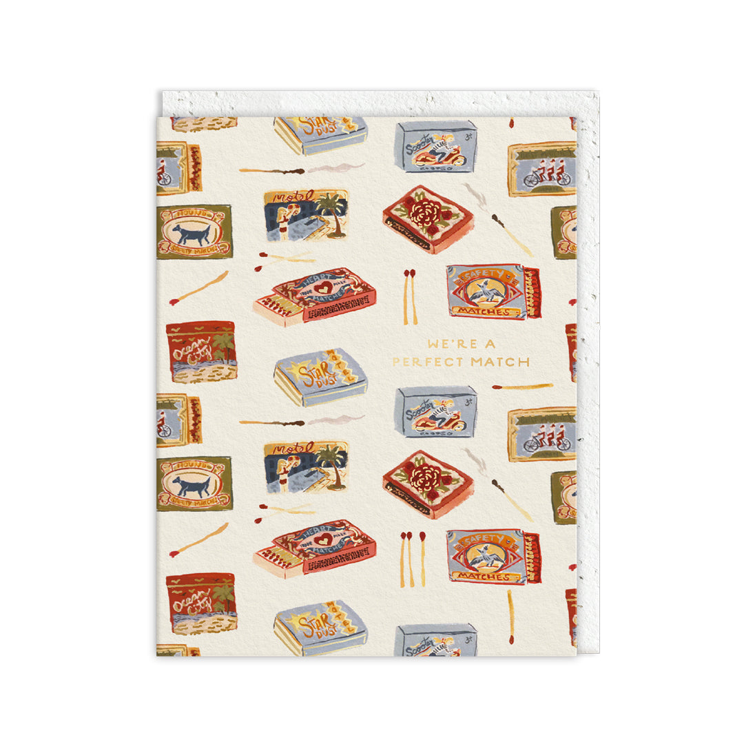 Perfect Match Greeting Card (14044)