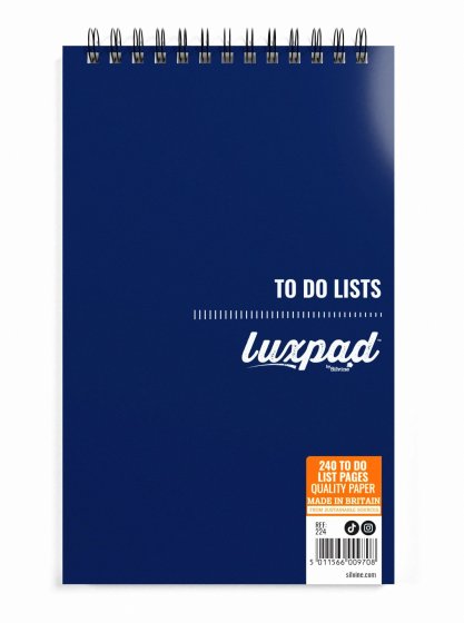 Luxpad To Do Lists Pad | 240 Pages