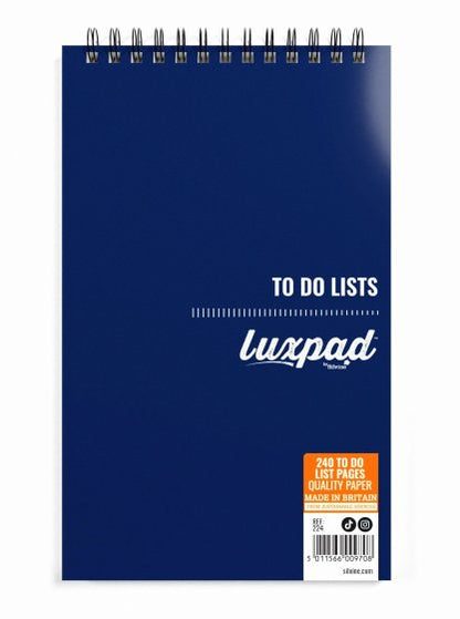 Luxpad To Do Lists Pad | 240 Pages