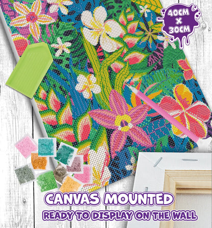 Summer Vibes Diamond Art Canvas Kit