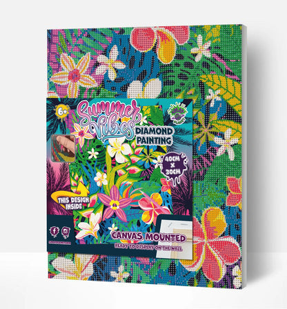 Summer Vibes Diamond Art Canvas Kit