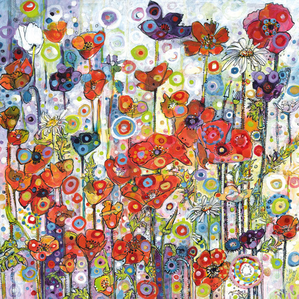 Poppies Card by Sally Rich