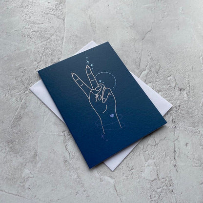 Sendtiments Peace Mini Greetings Card by Heyyy