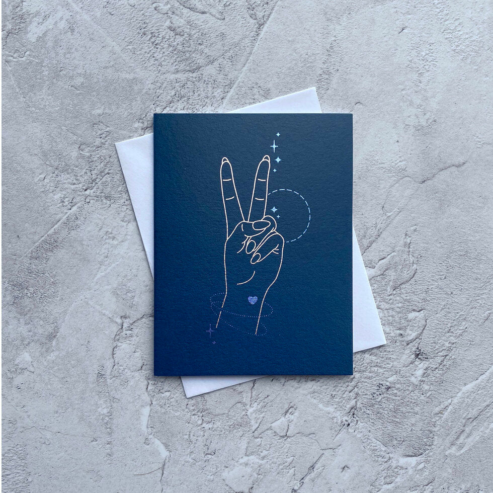Sendtiments Peace Mini Greetings Card by Heyyy
