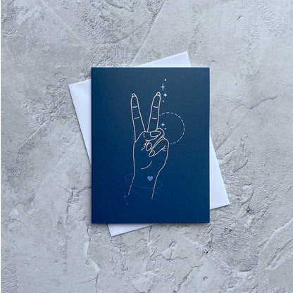 Sendtiments Peace Mini Greetings Card by Heyyy