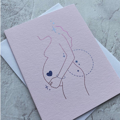 Sendtiments Mum to Be Mini Greetings Card by Heyyy