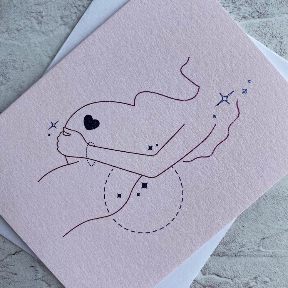 Sendtiments Mum to Be Mini Greetings Card by Heyyy