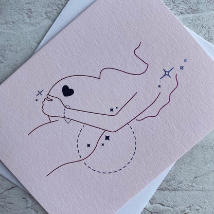 Sendtiments Mum to Be Mini Greetings Card by Heyyy