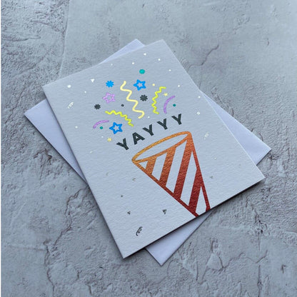 Sendtiments YAY! Mini Greetings Card by Heyyy