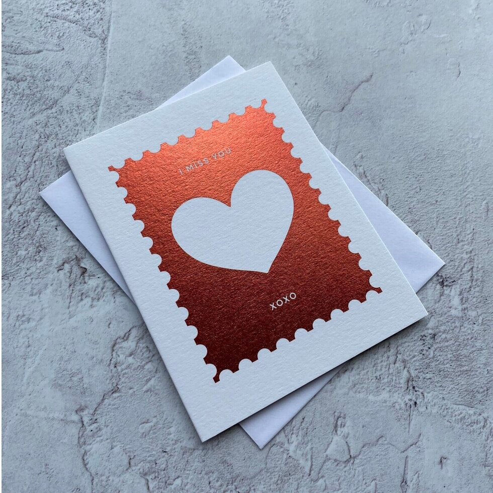 Sendtiments I Miss You Mini Greetings Card by Heyyy