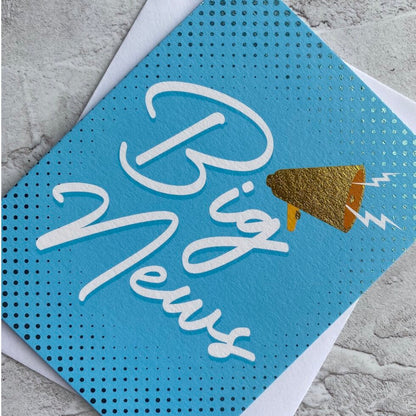 Sendtiments Big News Mini Greetings Card by Heyyy