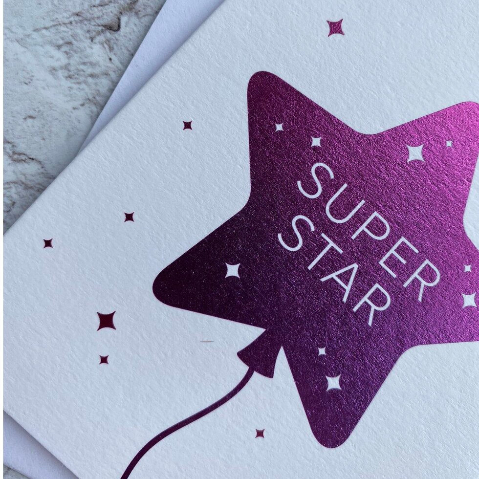 Sendtiments Superstar Mini Greetings Card by Heyyy