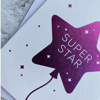 Sendtiments Superstar Mini Greetings Card by Heyyy