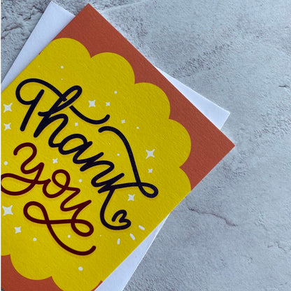 Sendtiments Thank You Mini Greetings Card by Heyyy