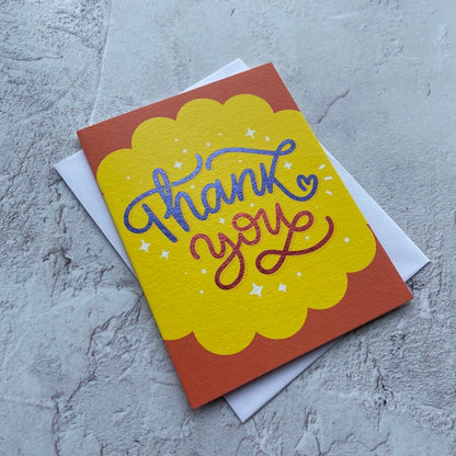 Sendtiments Thank You Mini Greetings Card by Heyyy