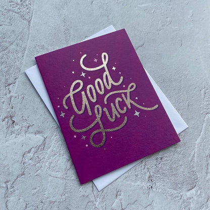 Sendtiments Good Luck! Mini Greetings Card by Heyyy