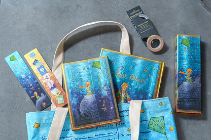 Paperblanks 2026–2027 Saint-Exupéry, The Little Prince Midi Hardback 18-Month Diary – Week-to-View Horizontal – design detail