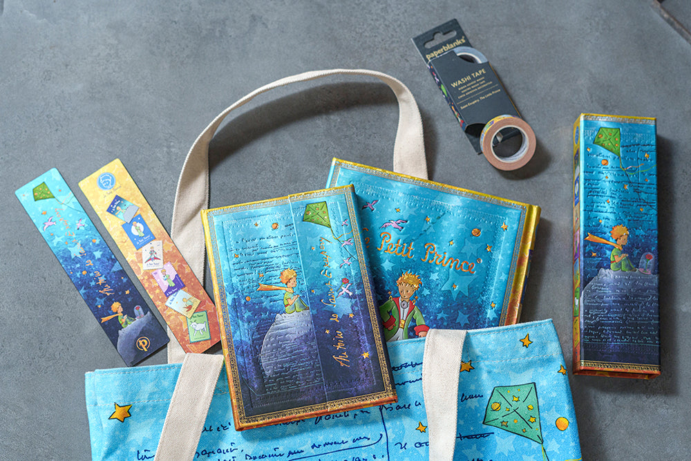 Paperblanks Saint-Exupéry, The Little Prince Ultra Hardback Journal – Plain, 144 Pages – design detail