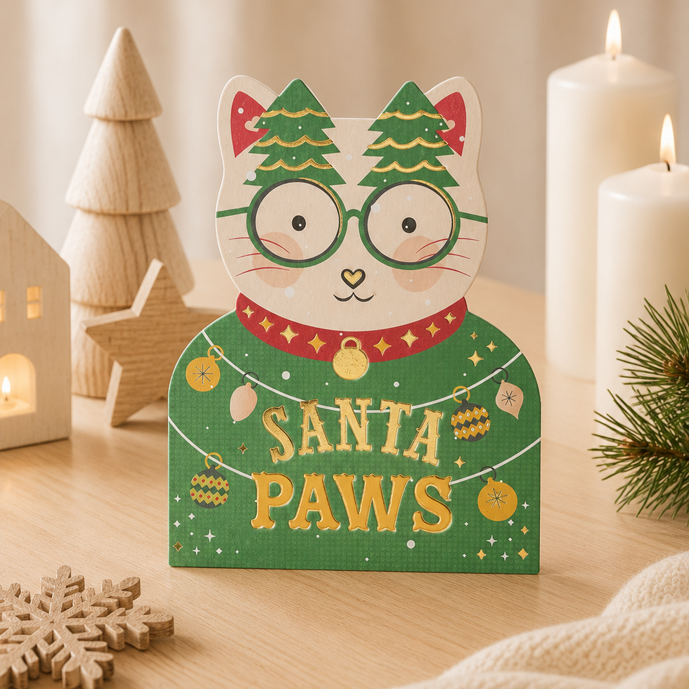 Taking Shape Minis - Xmas Cat