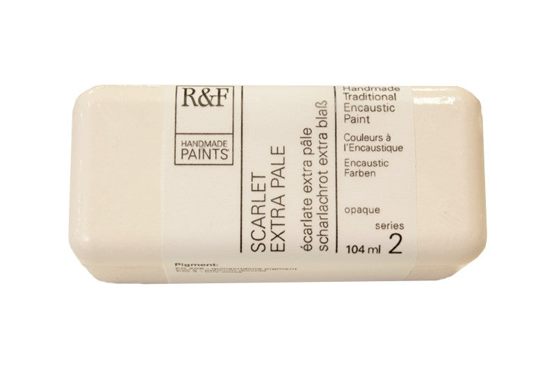 R&F Encaustic Paint 104ml – Scarlet Extra Pale