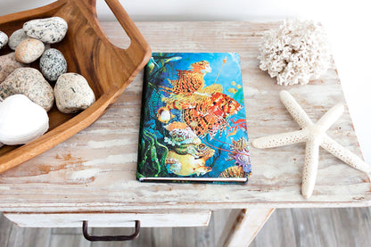 Paperblanks Sea Fantasies Ultra Hardback Journal – Lined, 144 Pages – design detail