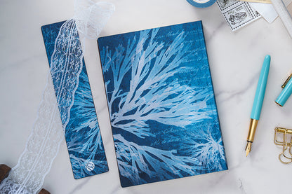 Paperblanks Sea Flowers Ultra Softback Flexi Journal – Plain, 176 Pages – design detail