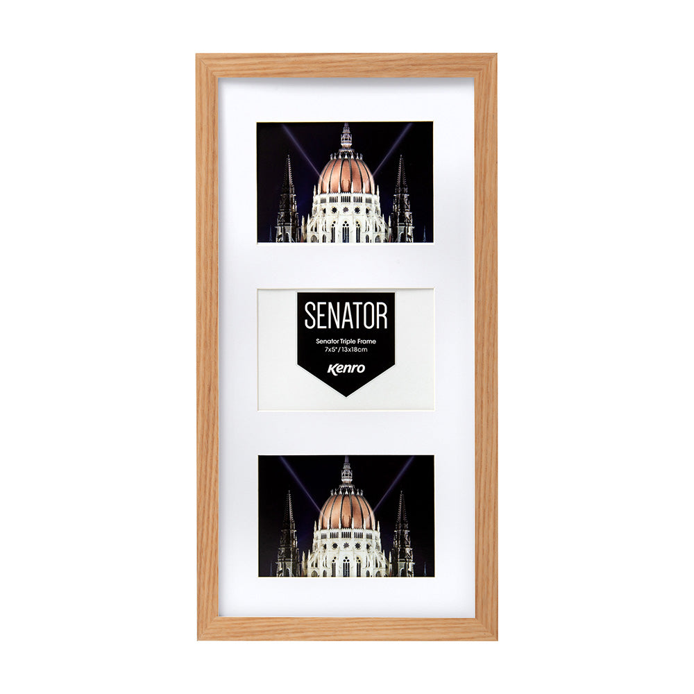 Kenro Senator oak triple frame