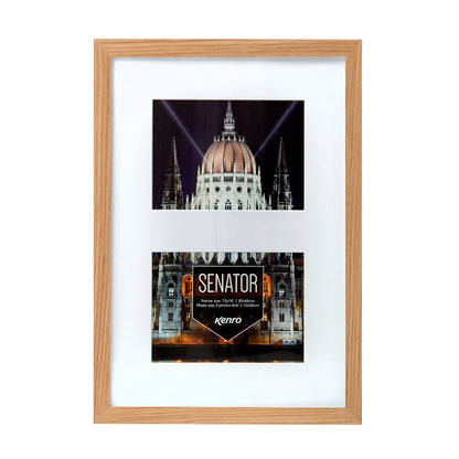 Kenro Senator oak double 8x6 frame